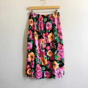 NWT Gymboree Flower Blossom Asian Red Corduroy Skirt 3
